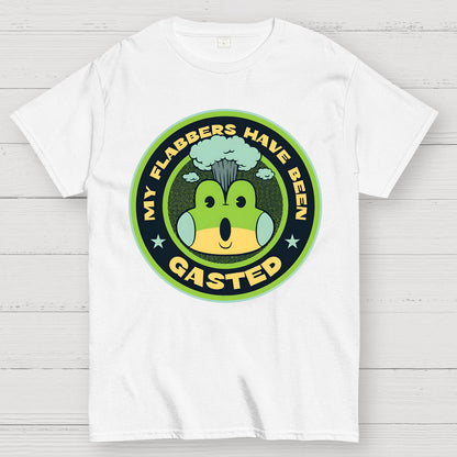 My Flabbers Have Been Gasted Funny Frog Geek T-Shirt