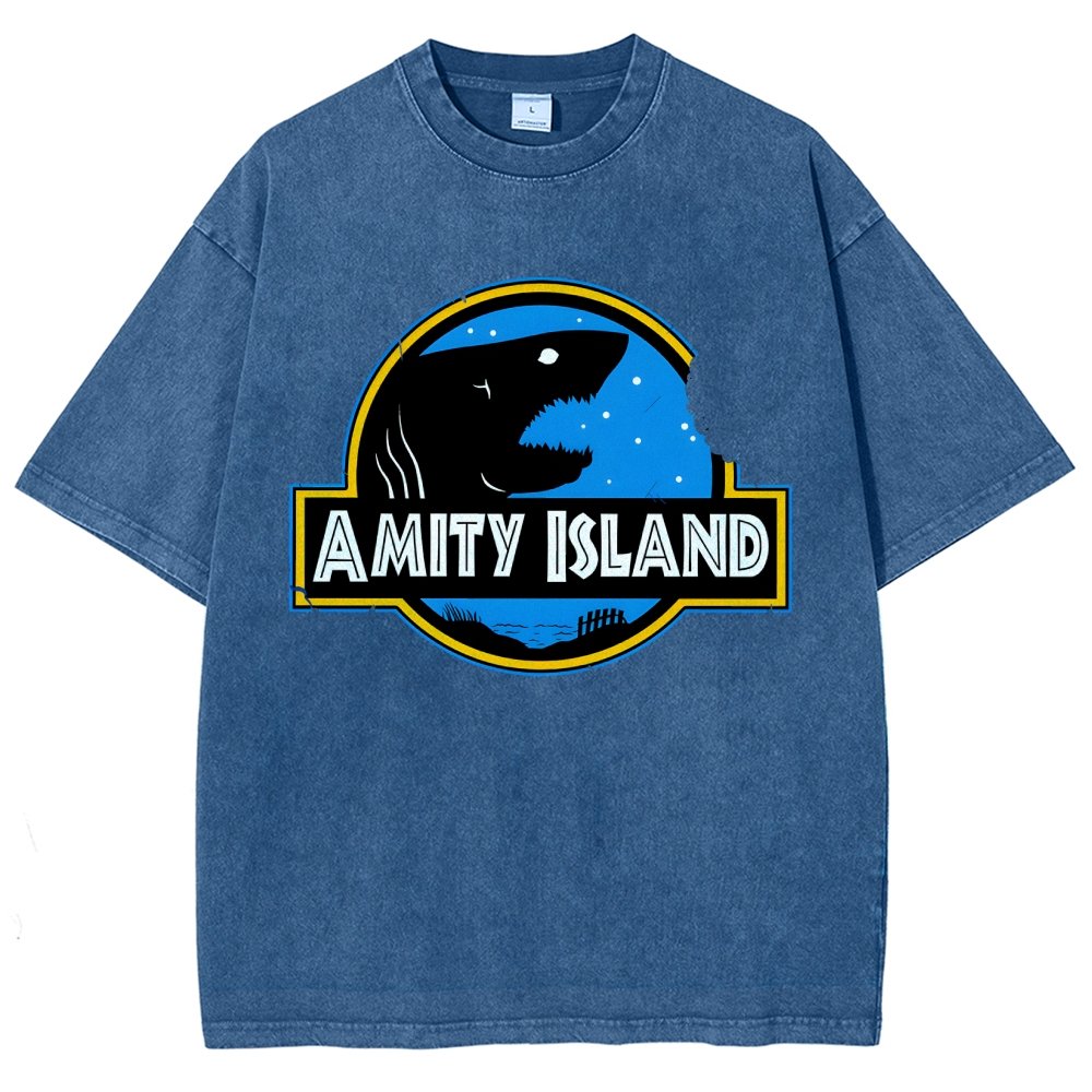 Seaside Town Vintage Distressed T-shirt
