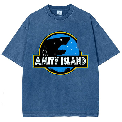Seaside Town Vintage Distressed T-shirt