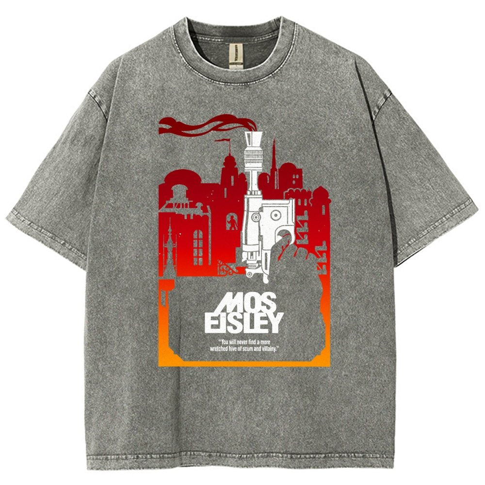 Galactic Streets Vintage Distressed T-shirt