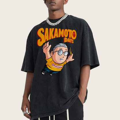 Flying Sakamoto Vintage Distressed T-shirt
