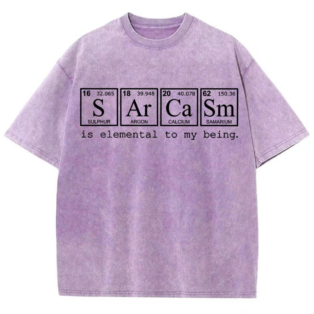 Periodic SArCaSm Vintage Distressed T-shirt