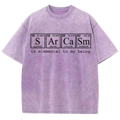 Periodic SArCaSm Vintage Distressed T-shirt