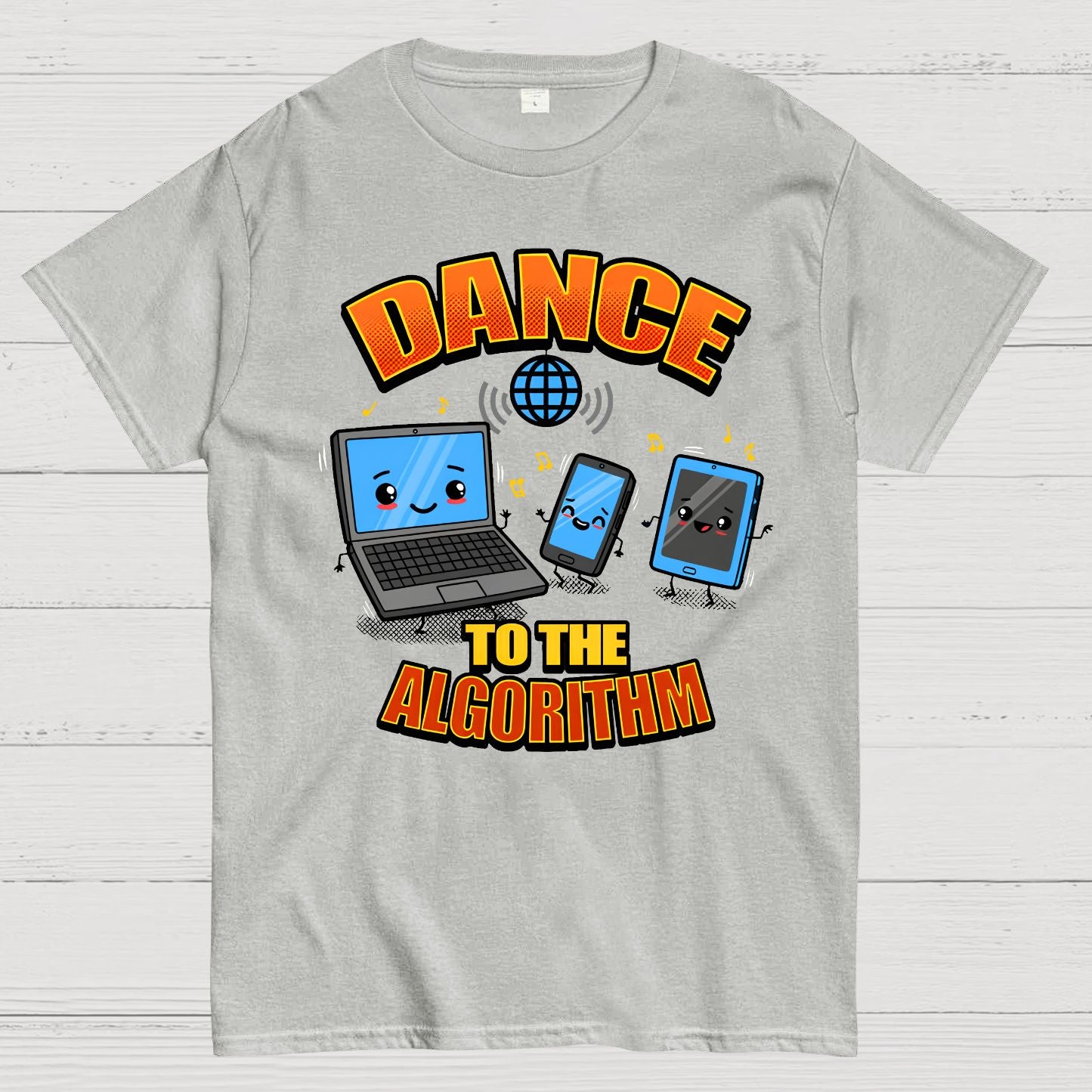 Dance To The Algorithm Funny Techie Meme Geek T-Shirt