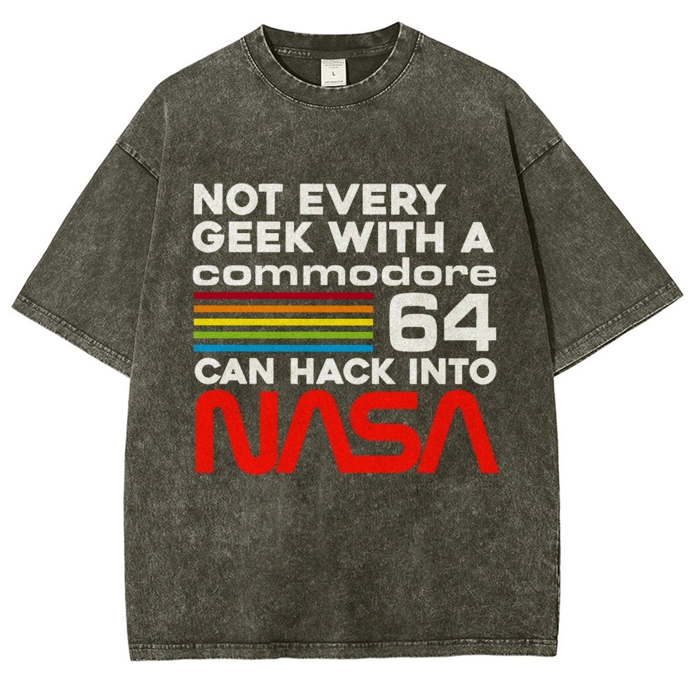 Geek Hack Vintage Distressed T-shirt