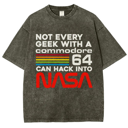 Geek Hack Vintage Distressed T-shirt