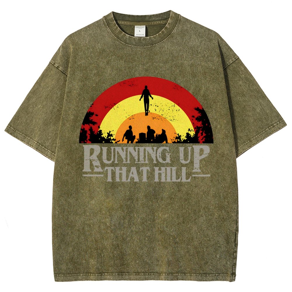 Running Up That Hill Vintage Distressed T-shirt