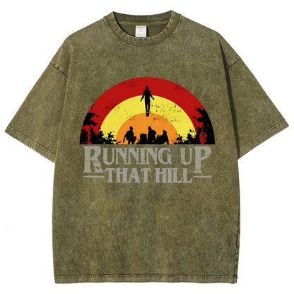 Running Up That Hill Vintage Distressed T-shirt