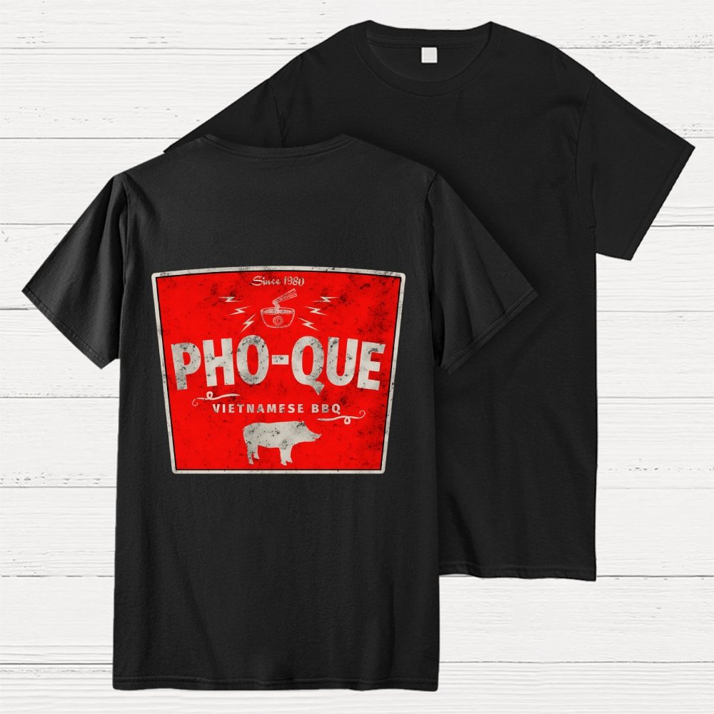 Pho Que Back Printing Geek T-Shirt