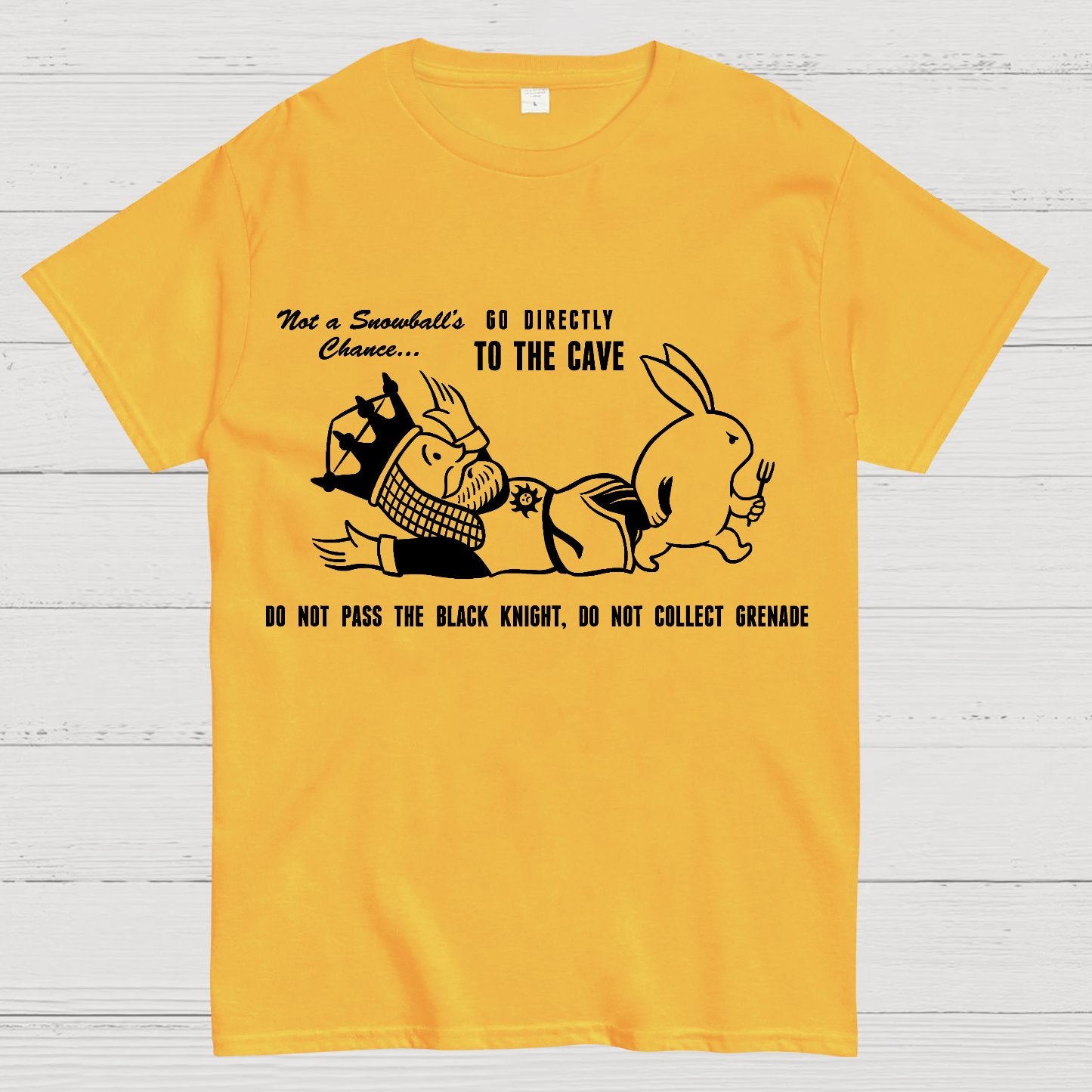 Go To The Cave Do Not Laugh Geek T-Shirt