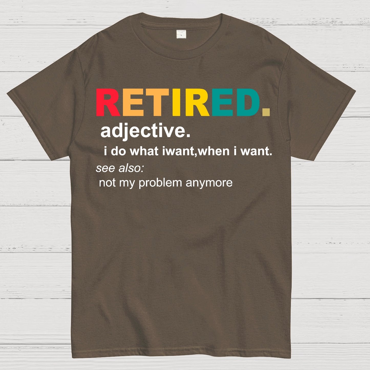Retired Definition, Funny Retired Classic Geek T-Shirt