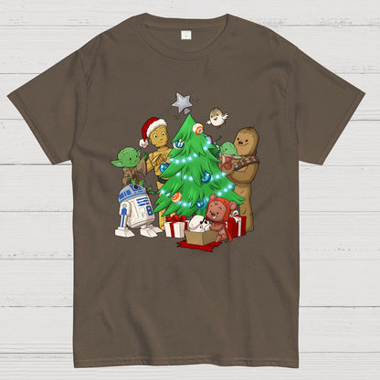 Christmas With Friends Geek T-Shirt
