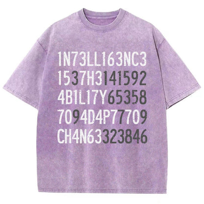 Intelligence Vintage Distressed T-shirt