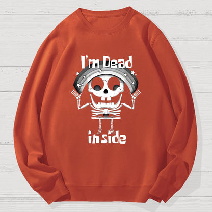 I'm Dead Inside Geek Cotton Sweatshirt