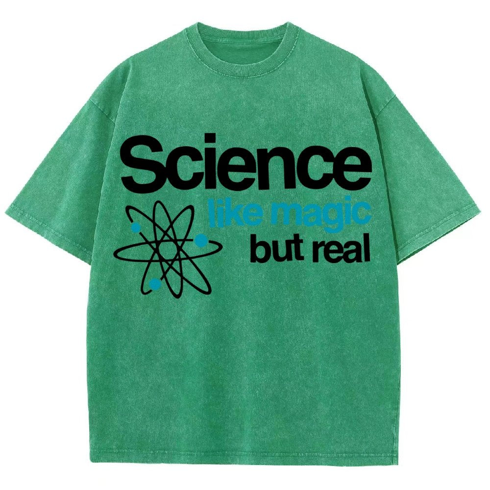 Science Like Magic But Real Vintage Distressed T-shirt