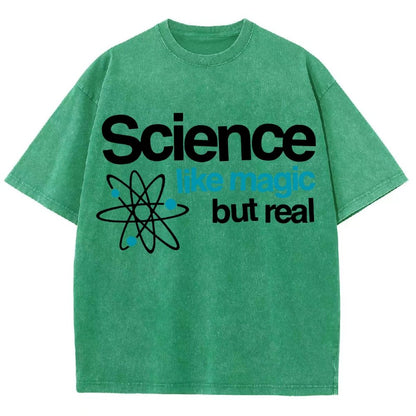 Science Like Magic But Real Vintage Distressed T-shirt