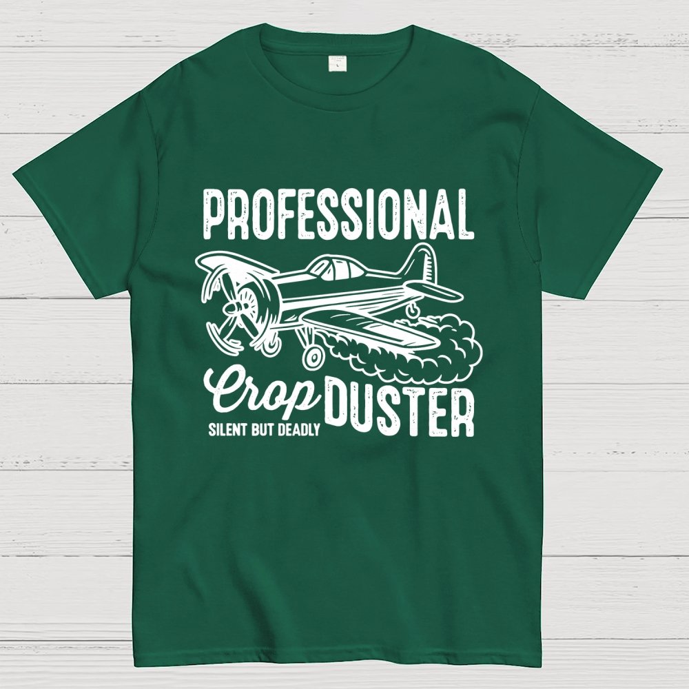 CropDUSTER SILENT BUT DEADLY Unisex Geek T-Shirt