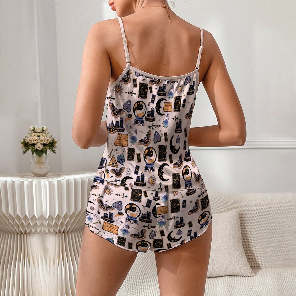 Magic Game Women's Geek Suspender Cami Set