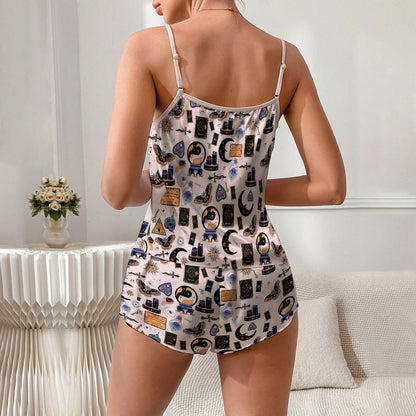 Magic Game Women's Geek Suspender Cami Set