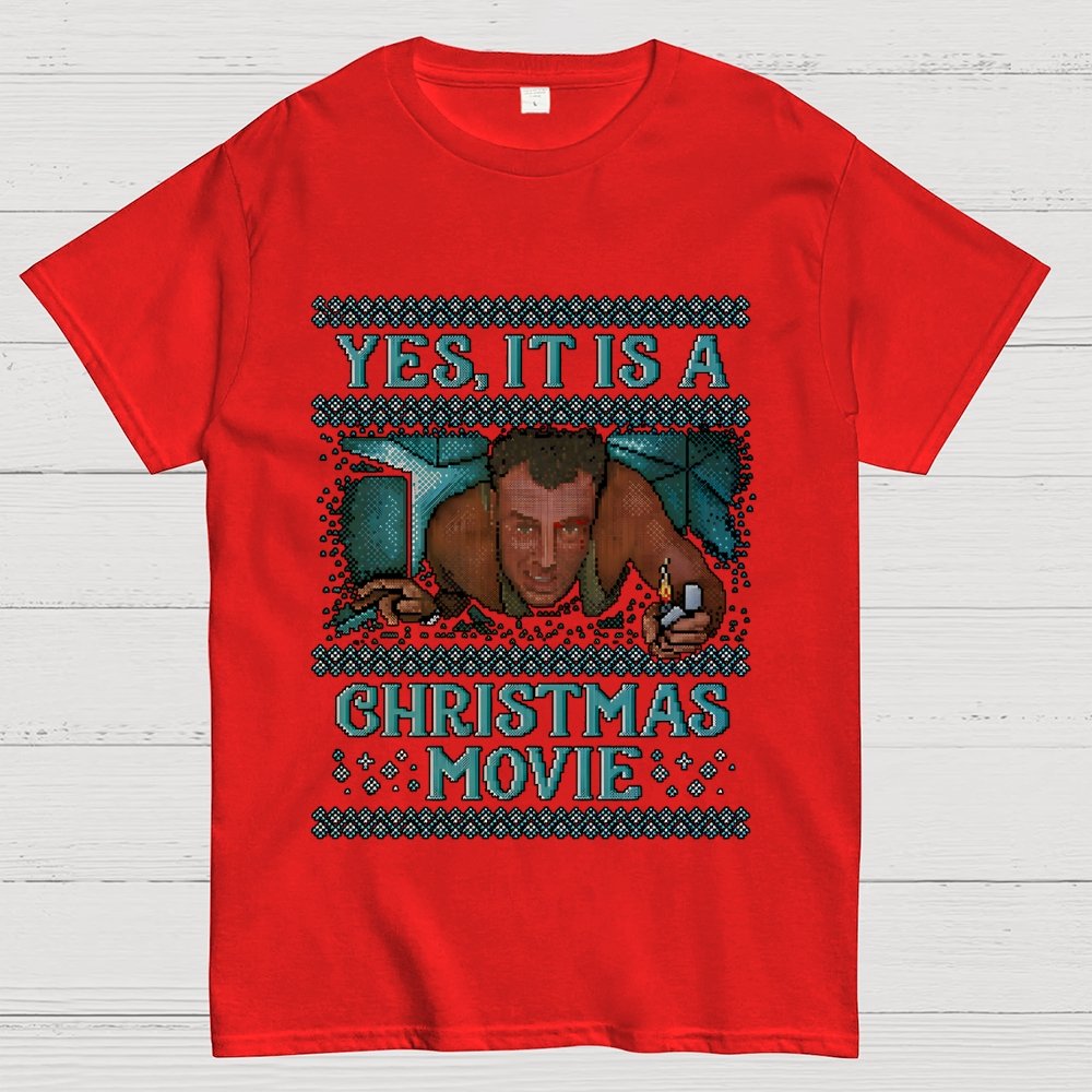 Gen-X Christmas Movie Geek T-Shirt