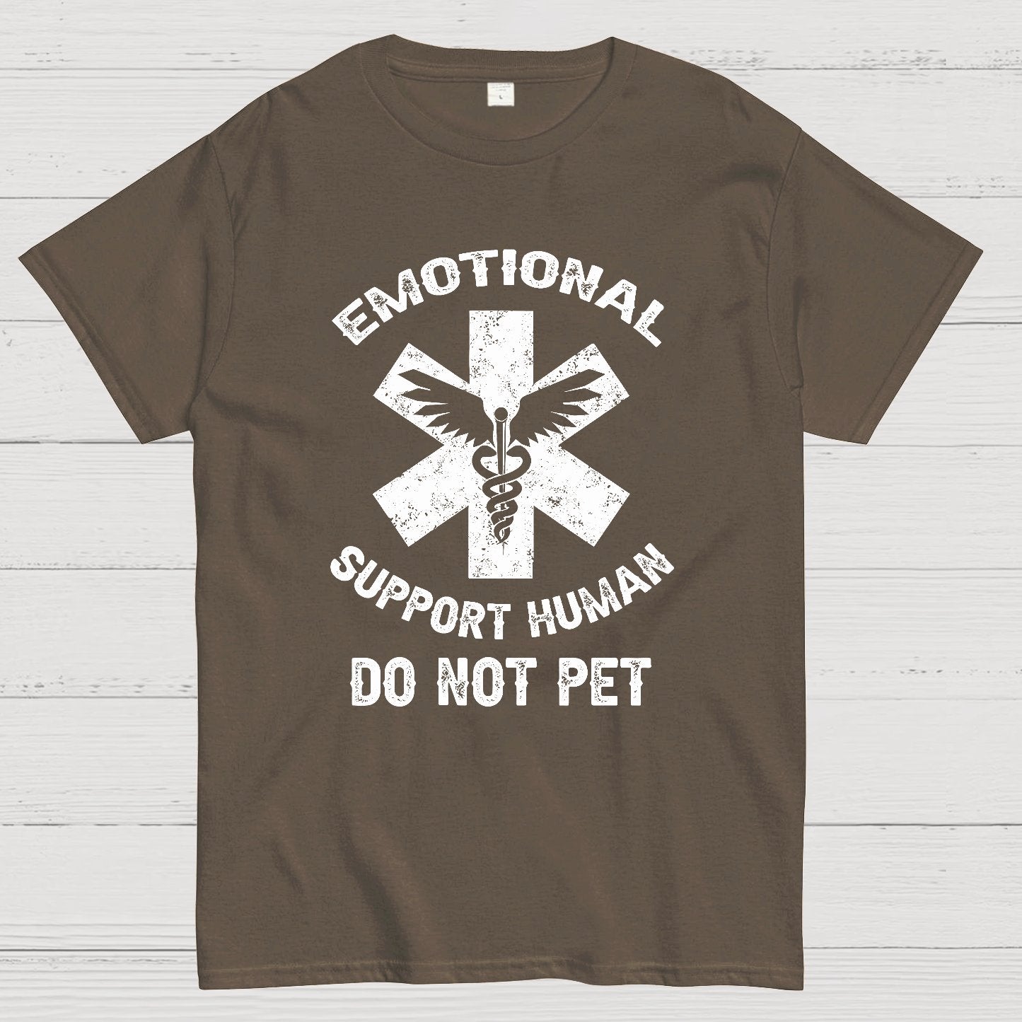 Emotional Support Human Do Not Pet Geeky T-Shirt