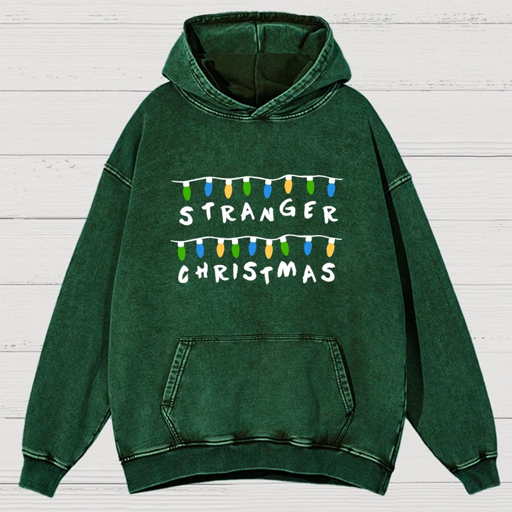 Mystery Christmas Vintage Distressed Hoodie