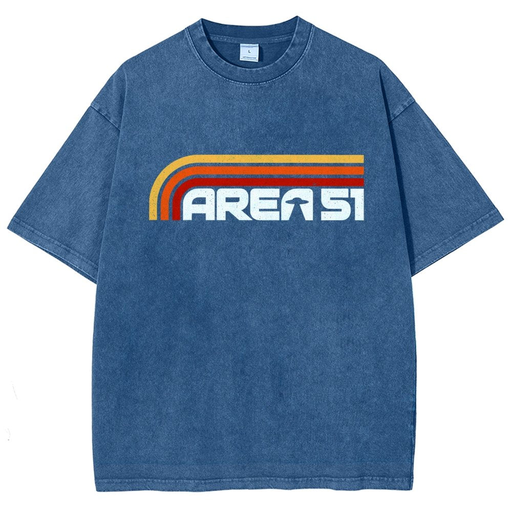 Area 51 Vintage Distressed T-shirt