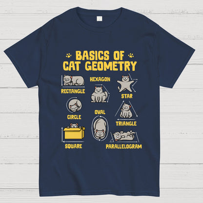 Basics of Cat Geometry Geek T-Shirt