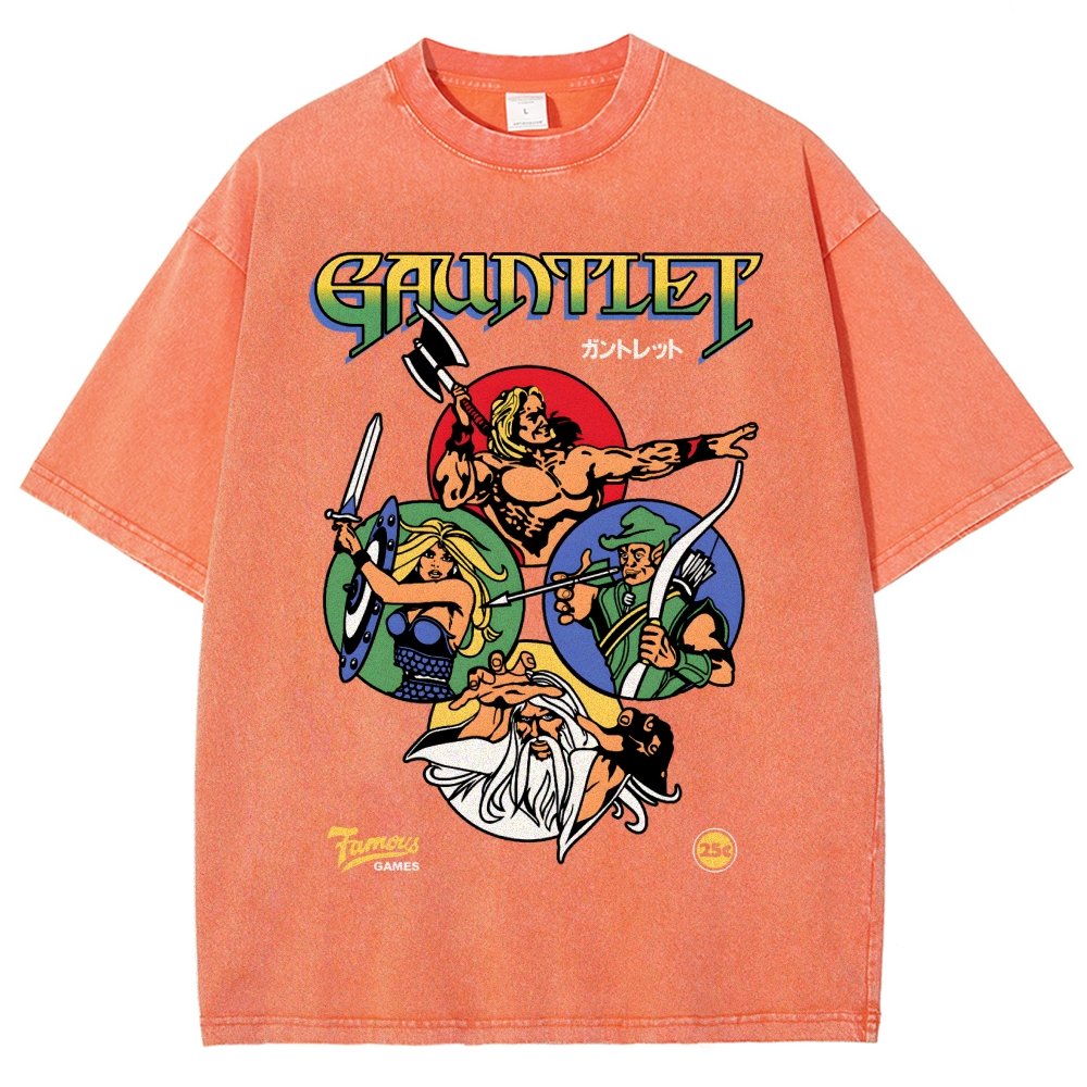 Gauntlet Retro Vintage Arcade Gaming Vintage Distressed T-shirt