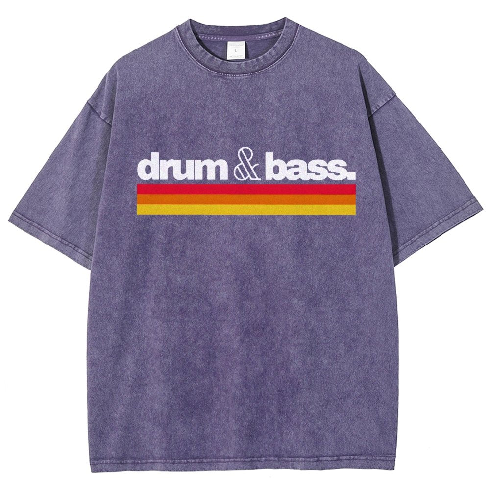 Drum N Bass Vintage Distressed T-shirt