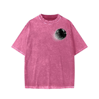 Sasquatch & Alien: Best Photobomb Ever! Washed T-shirt