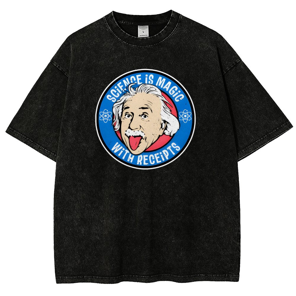 Science Is Magic Vintage Distressed T-shirt