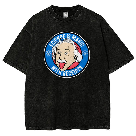 Science Is Magic Vintage Distressed T-shirt