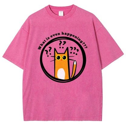 What is Even Happening Vintage Distressed T-shirt
