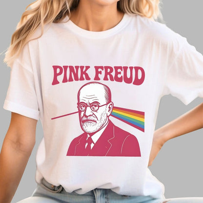 Pink Freud Geek T-Shirt