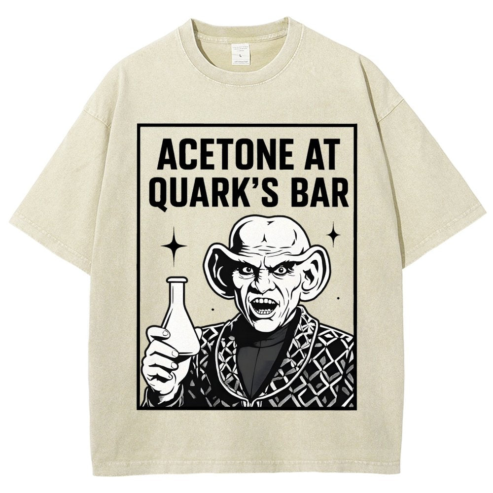 ACETONE AT A SPACE BAR Vintage Distressed T-shirt