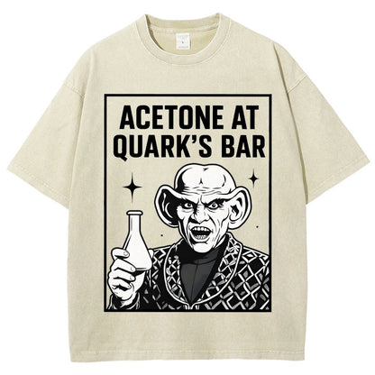 ACETONE AT A SPACE BAR Vintage Distressed T-shirt