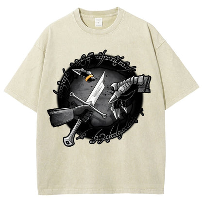 Cut Ring Vintage Distressed T-shirt