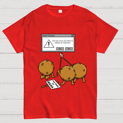 Funny Computer Nerd Geek Cookies Pun Wordplay Nerd T-Shirt
