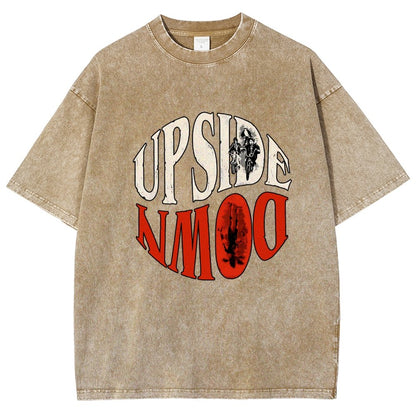 Upside Down Vintage Distressed T-shirt