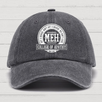 College of Apathy Cotton Hat