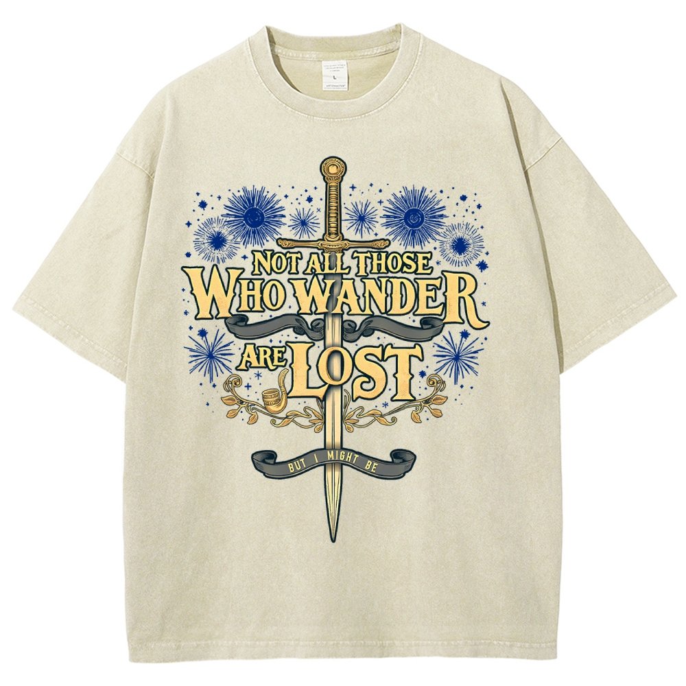 I might be lost Vintage Distressed T-shirt