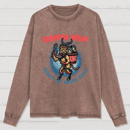 Krampus Night Washed Long Sleeve Tee