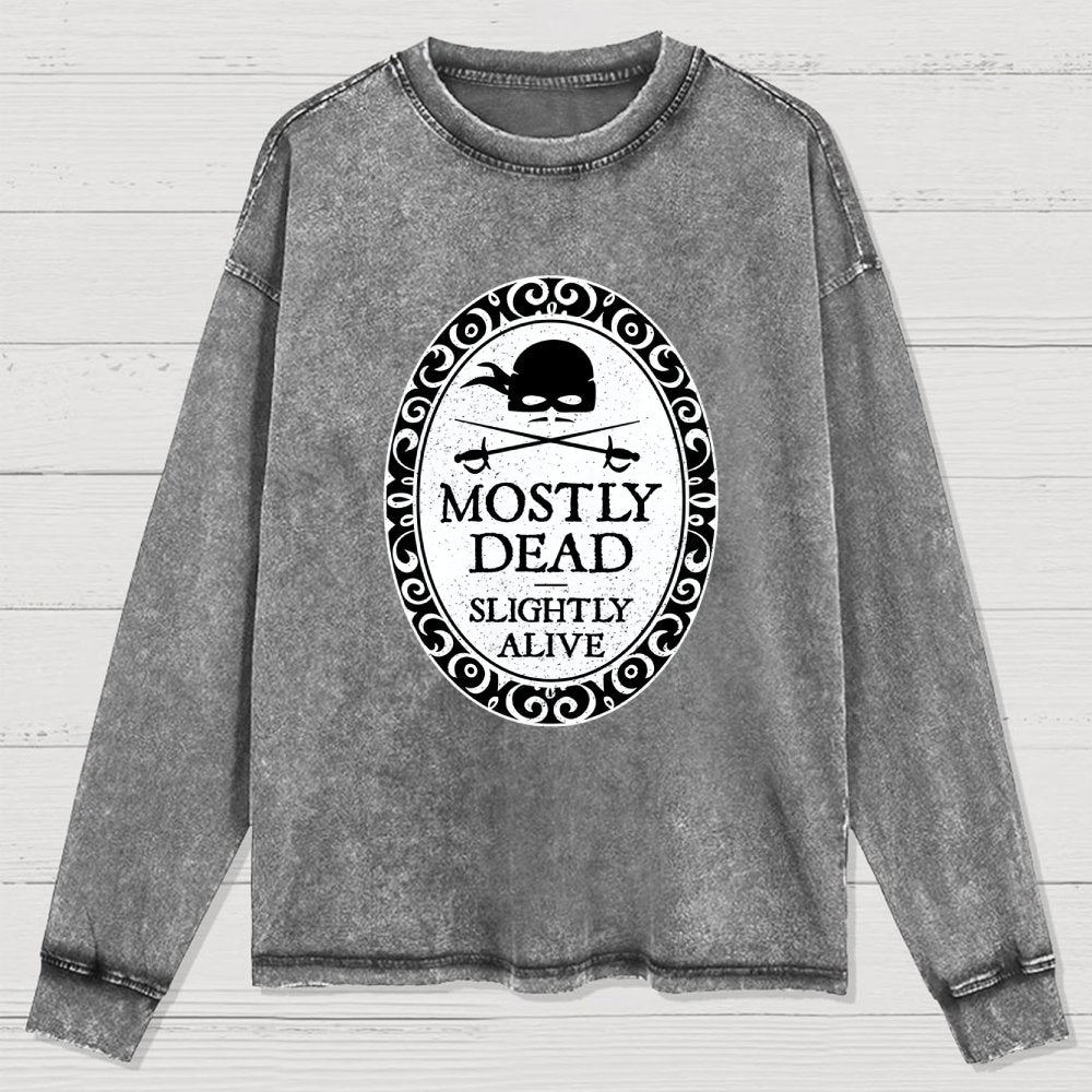 Mostly Dead Washed Long Sleeve Tee
