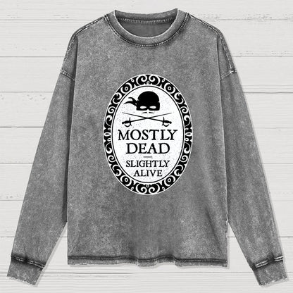 Mostly Dead Washed Long Sleeve Tee