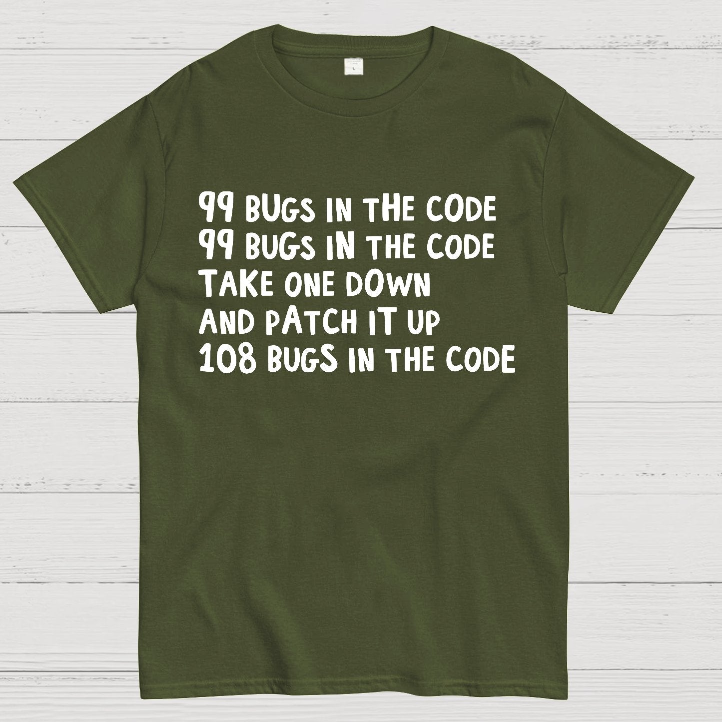 99 Bugs In The Code Geek T-Shirt