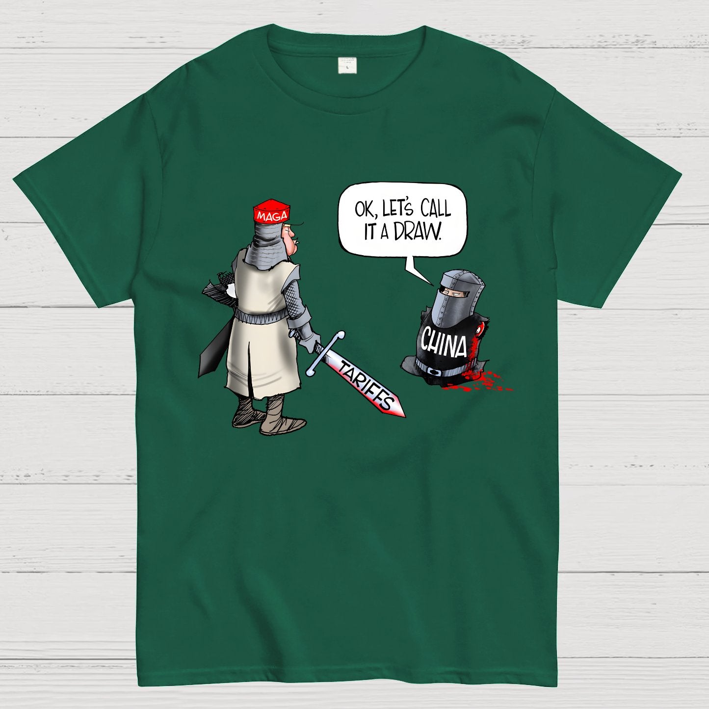 The Holy Grail Tariffs Geek T-Shirt