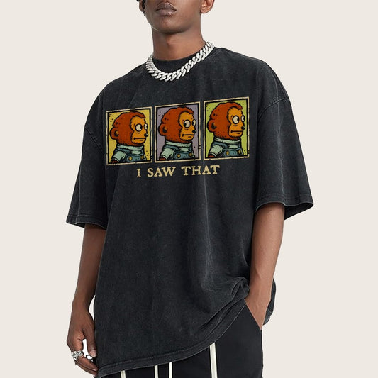 I Saw That Vintage Distressed T-shirt
