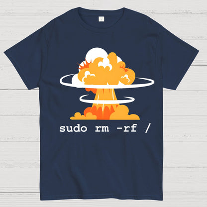 Linux - Funny Linux Command Sudo RM Geek T-Shirt