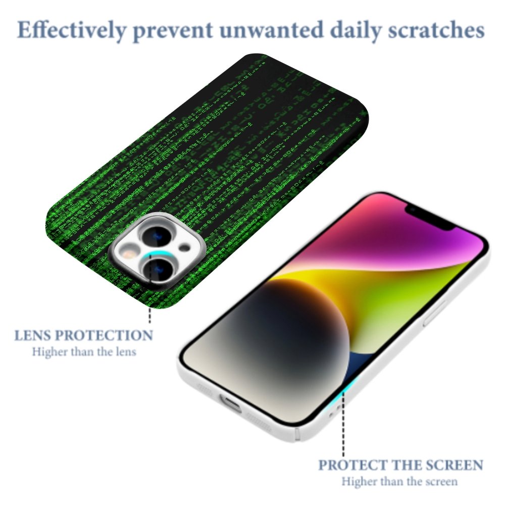 Programmer Offset Code Phone Cases